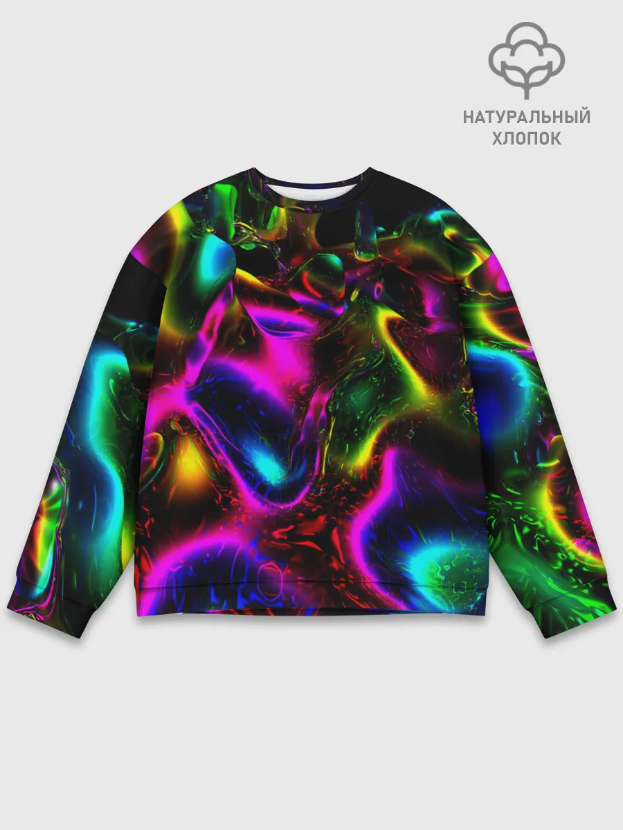 Мужской свитшот базовый / В НЕОНЕ