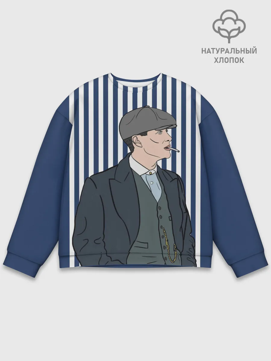 Мужской свитшот базовый / Острые козырьки