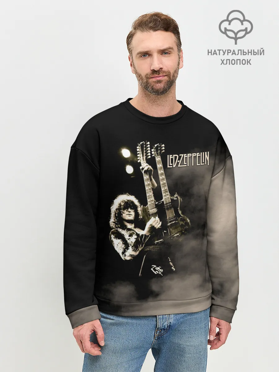 Мужской свитшот базовый / Led Zeppelin