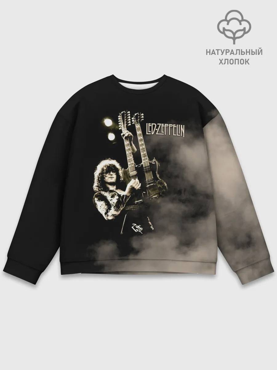 Мужской свитшот базовый / Led Zeppelin