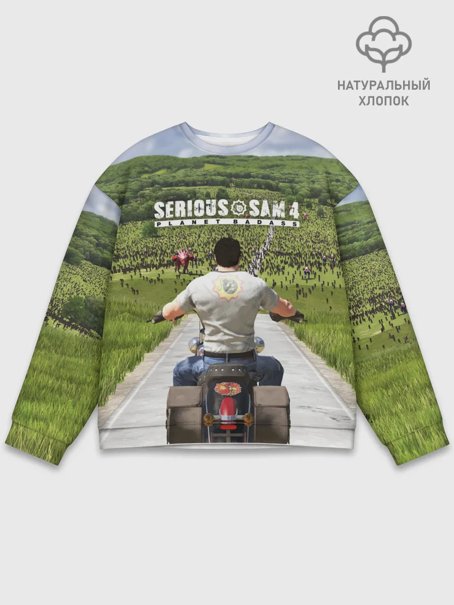 Мужской свитшот базовый / SERIOUS SAM 4: PLANET BADASS