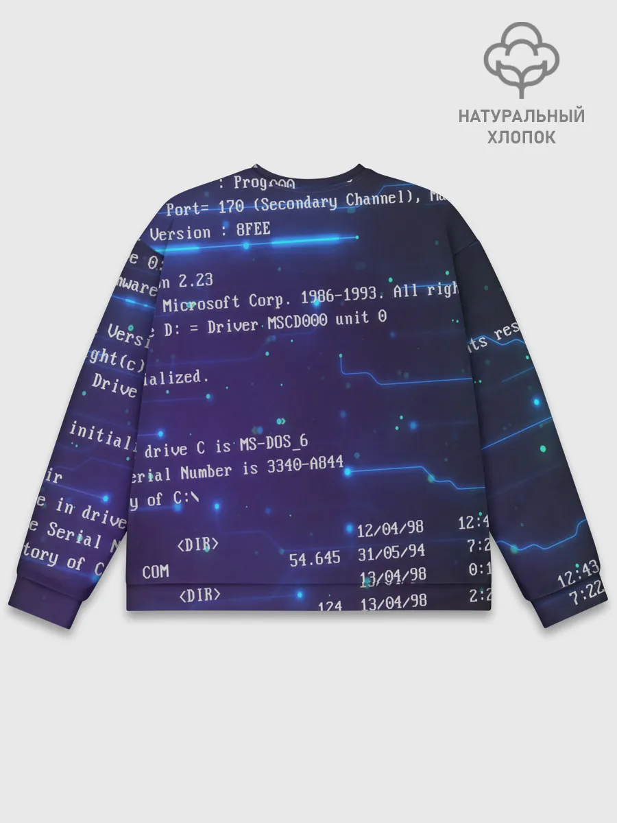 Мужской свитшот базовый / BIOS CODE