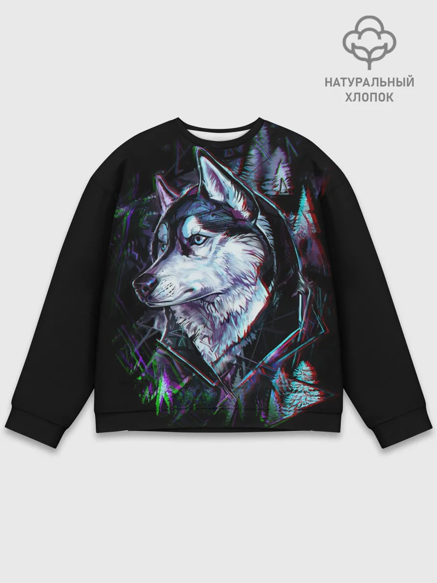 Мужской свитшот базовый / Хаски