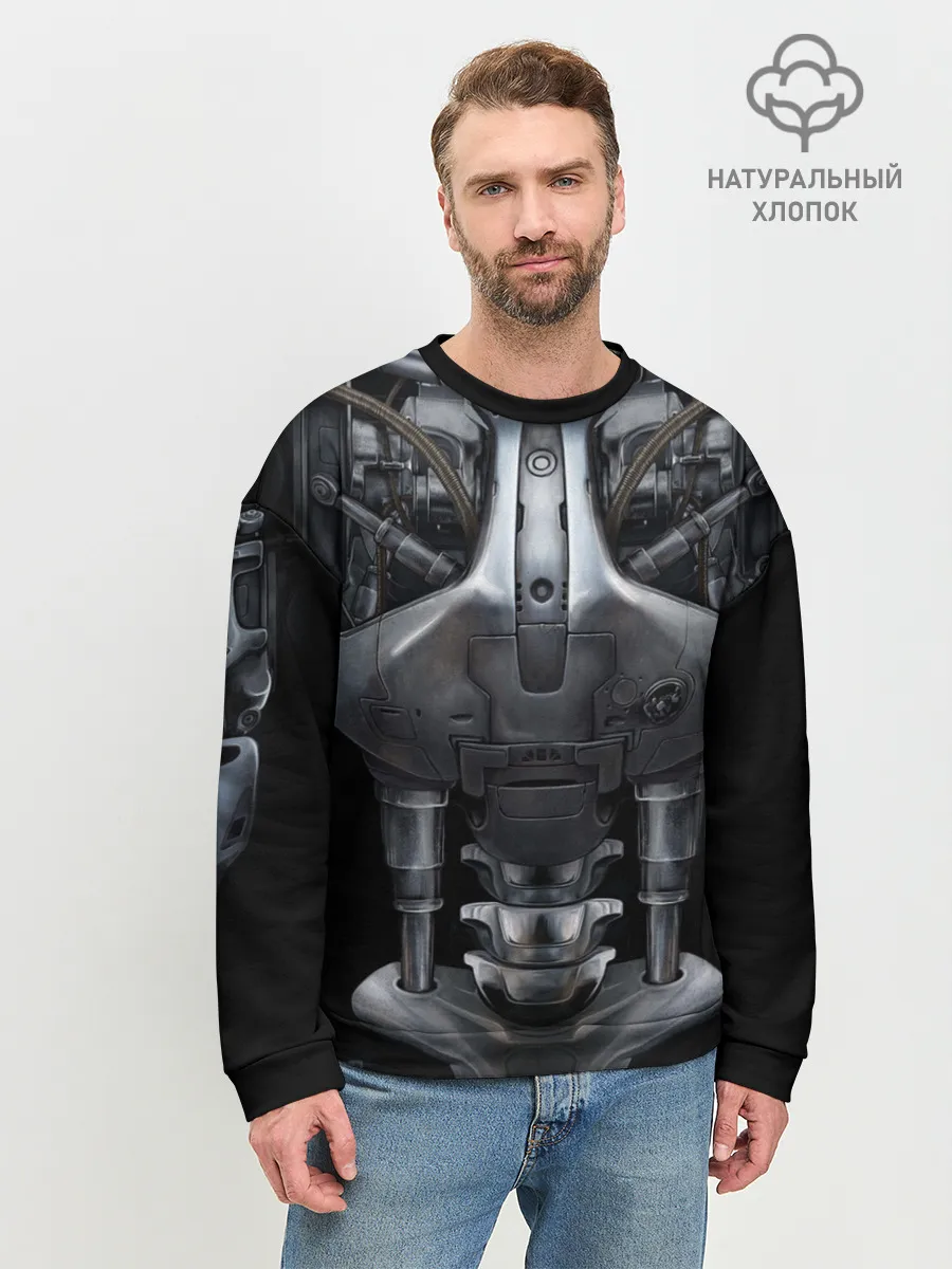 Мужской свитшот базовый / Терминатор т-800