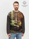 Мужской свитшот базовый / ТАНК В ЛЕСУ
