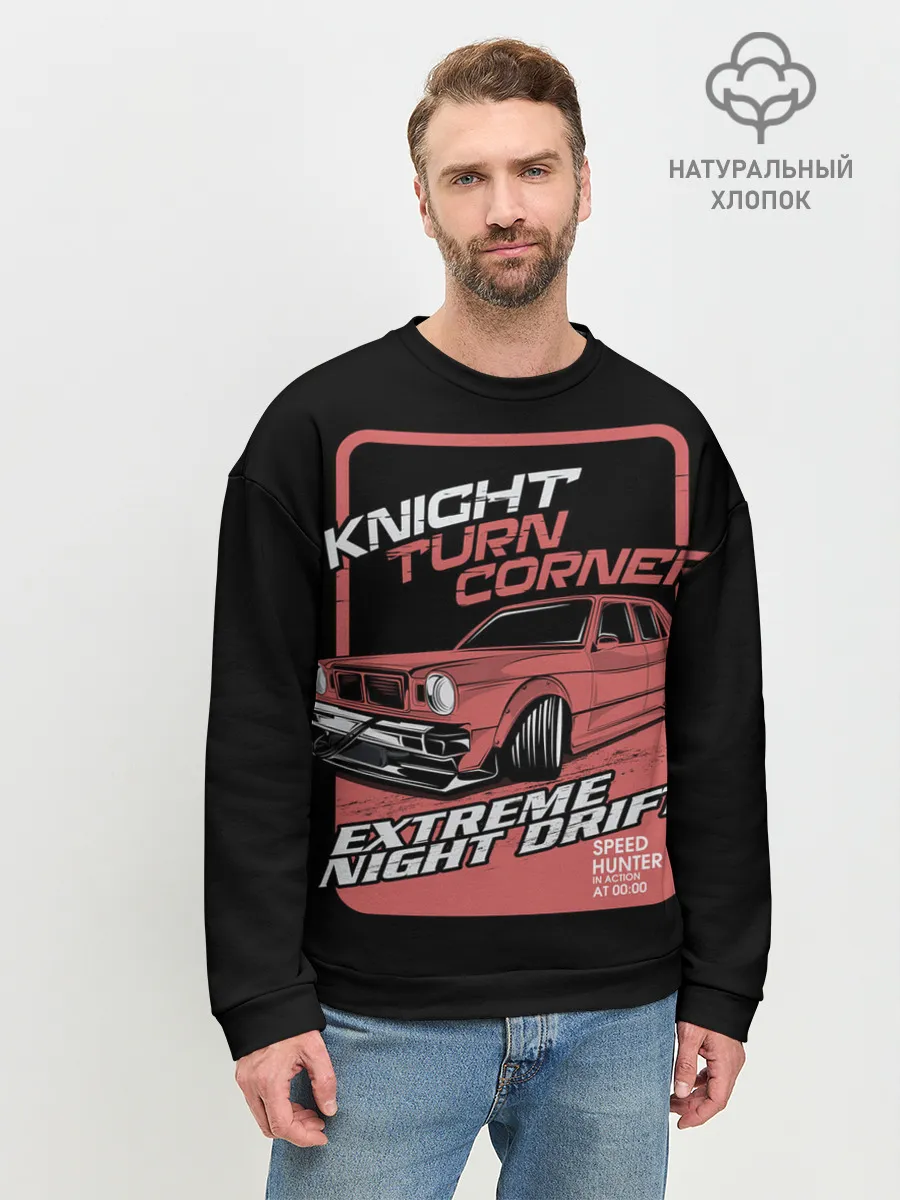 Мужской свитшот базовый / Extreme night drift