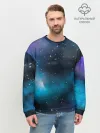 Мужской свитшот базовый / Рисованный Космос