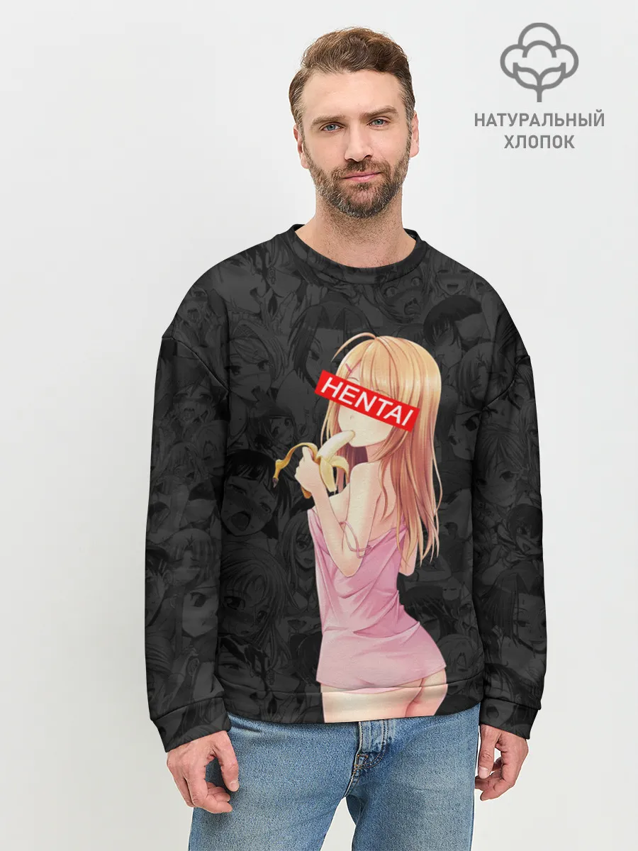 Мужской свитшот базовый / Японская анимация