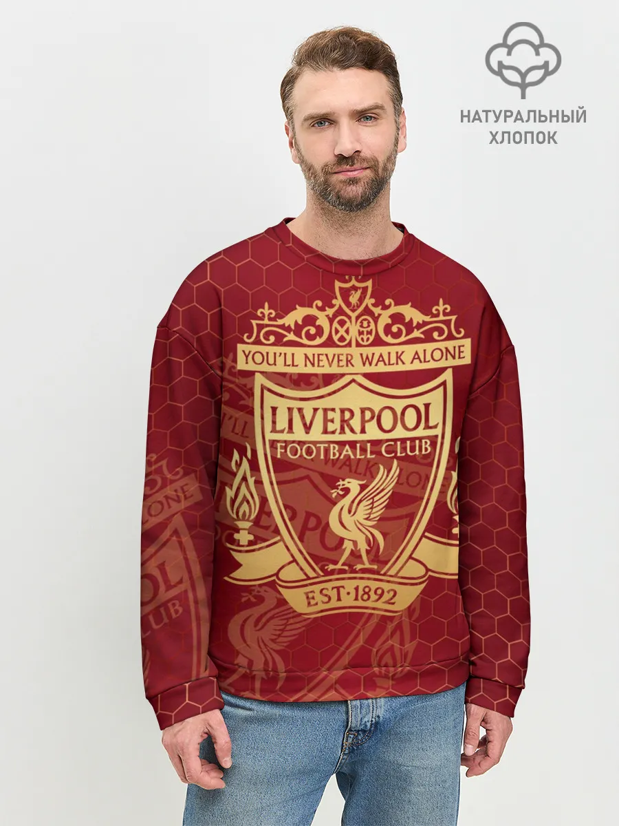 Мужской свитшот базовый / Ливерпуль