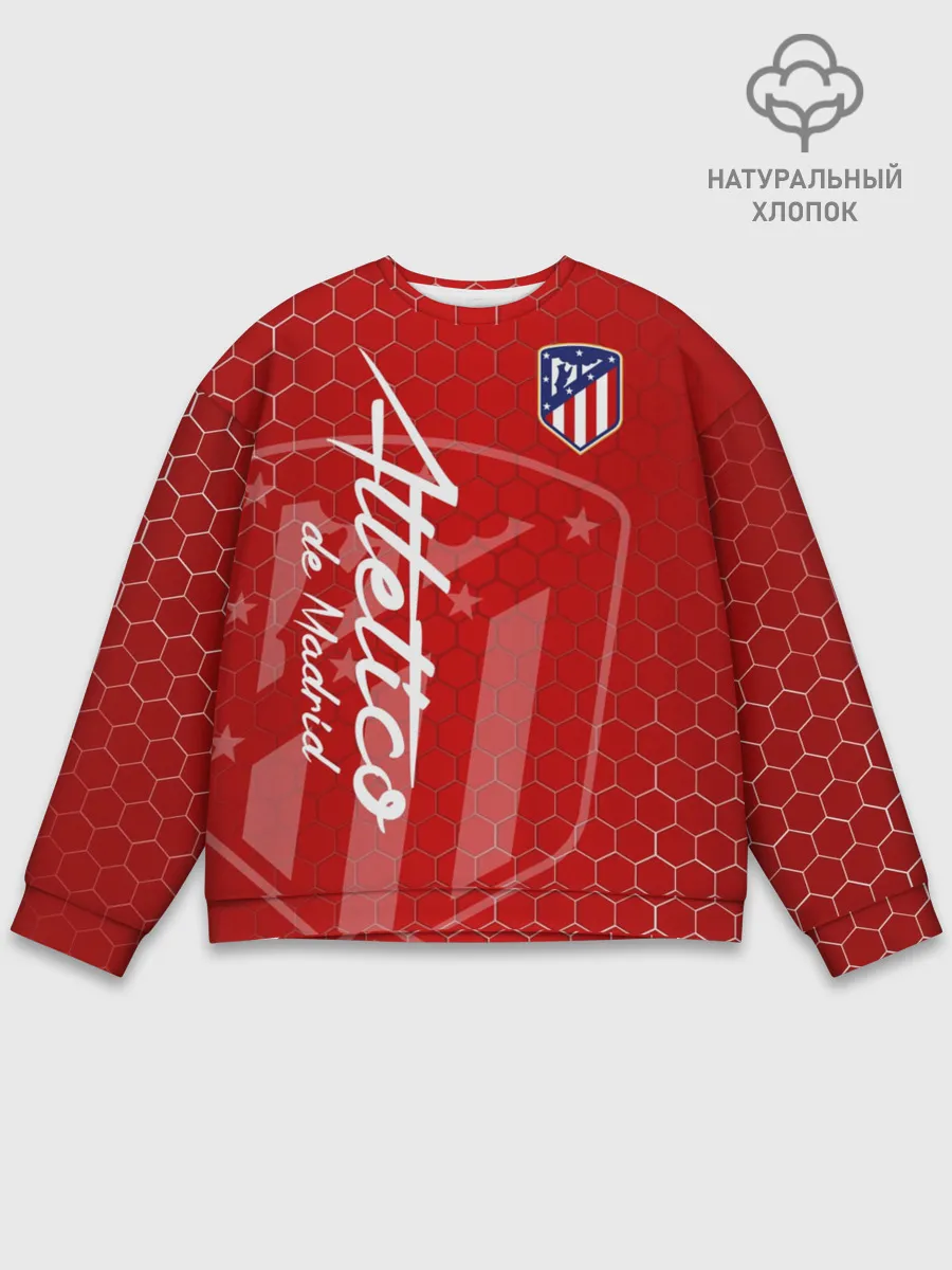 Мужской свитшот базовый / Атлетико Мадрид