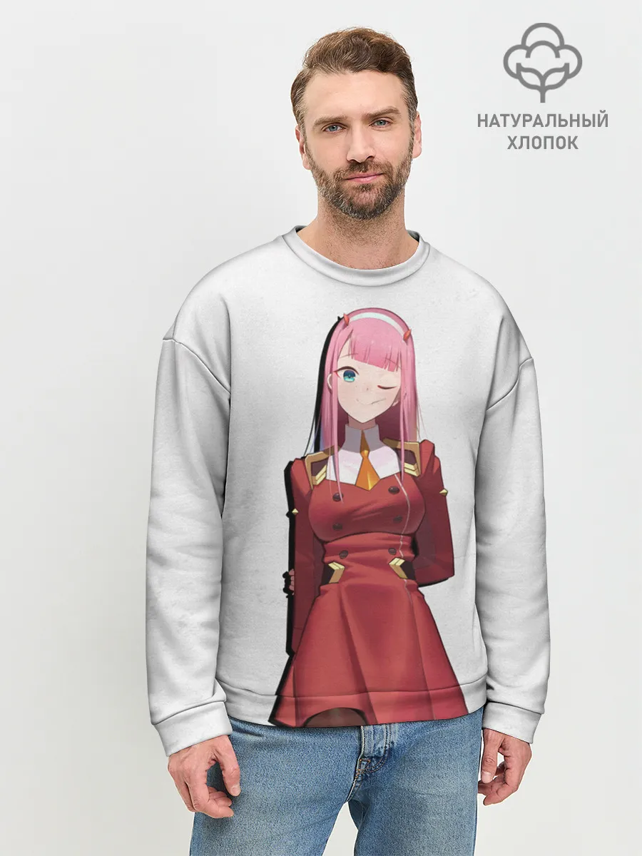 Мужской свитшот базовый / Ноль два