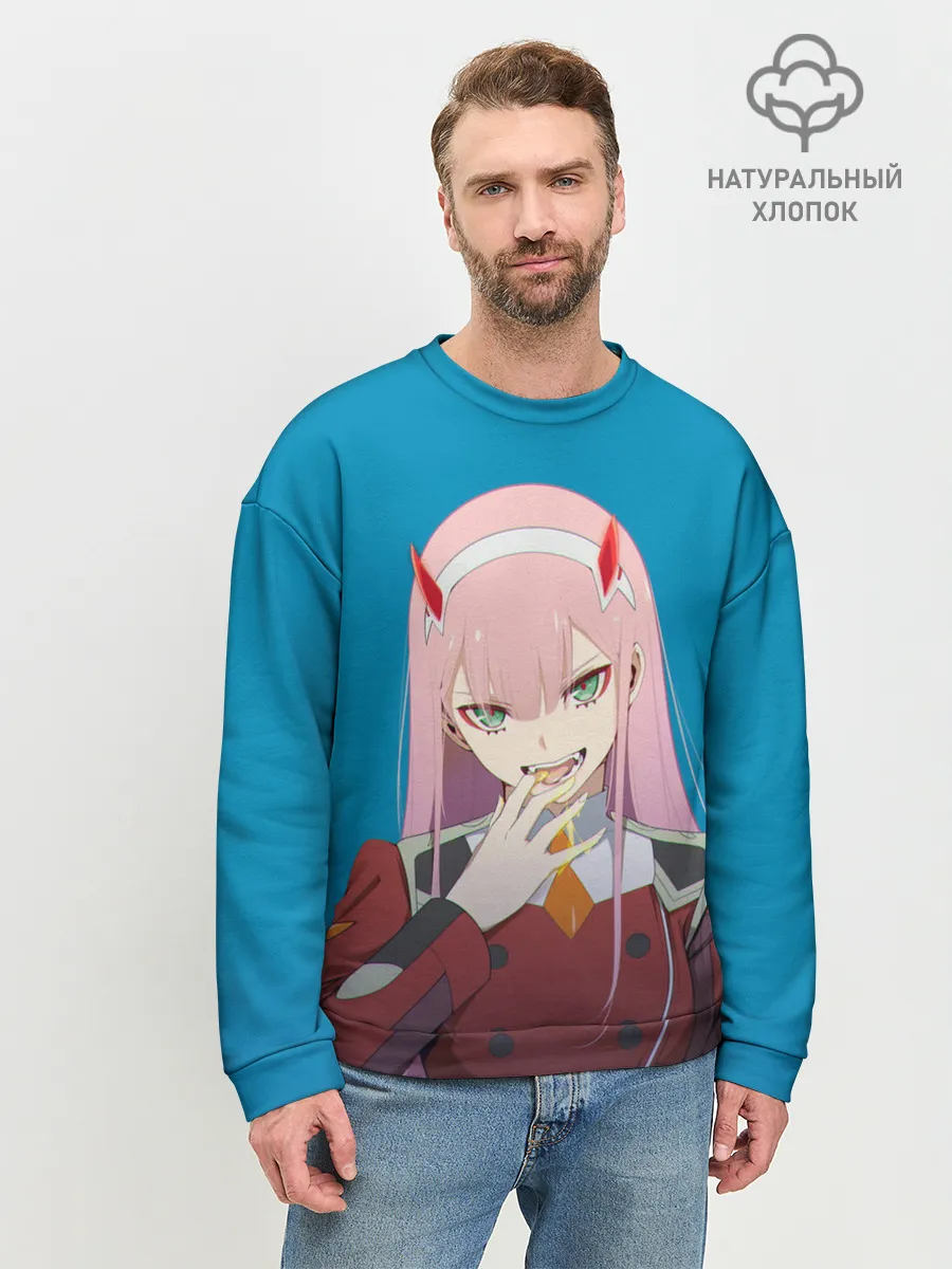 Мужской свитшот базовый / Darliing on blue