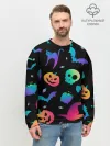 Мужской свитшот базовый / RAINBOW HALLOWEEN | ХЭЛЛУИН
