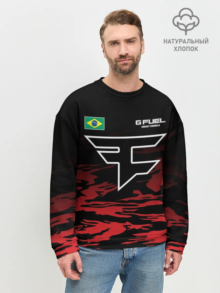 Мужской свитшот базовый / cs:go - FaZe Clan