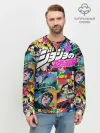 Мужской свитшот базовый / Джоджо паттерн комикс