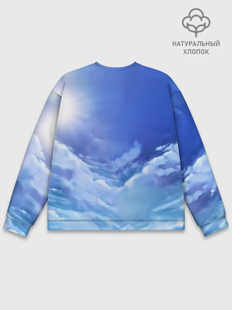 Мужской свитшот базовый / ноль два небо