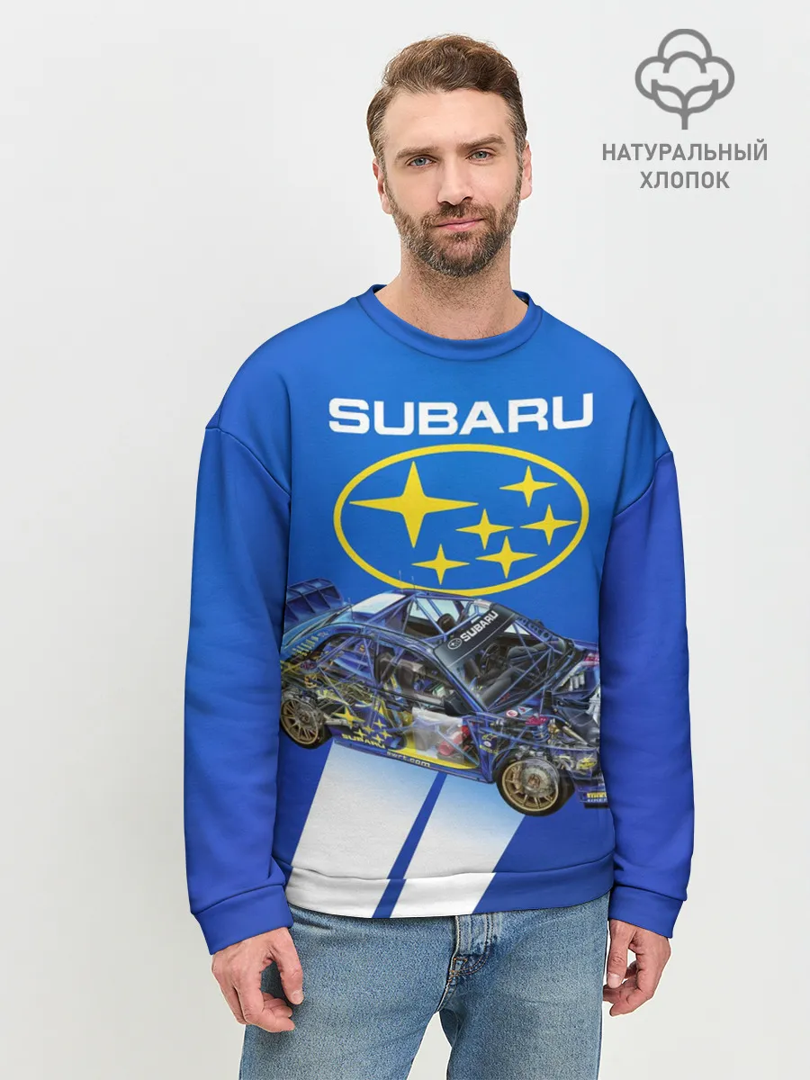 Мужской свитшот базовый / Subaru