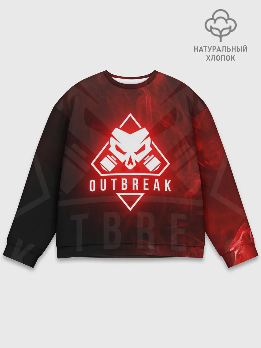 Мужской свитшот базовый / RAINBOW SIX SIEGE OUTBREAK