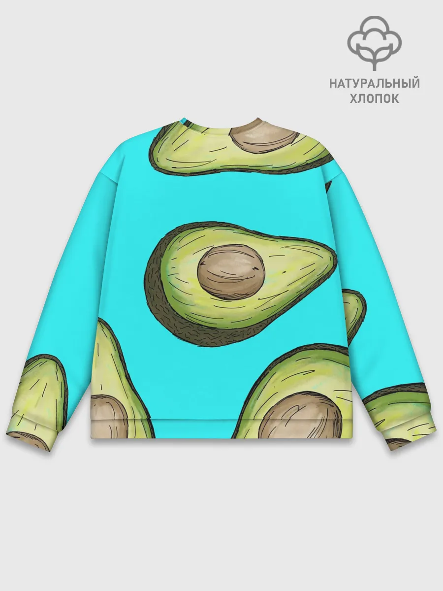 Мужской свитшот базовый / Авокадо