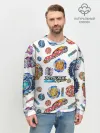 Мужской свитшот базовый / Бейблэйд паттерн