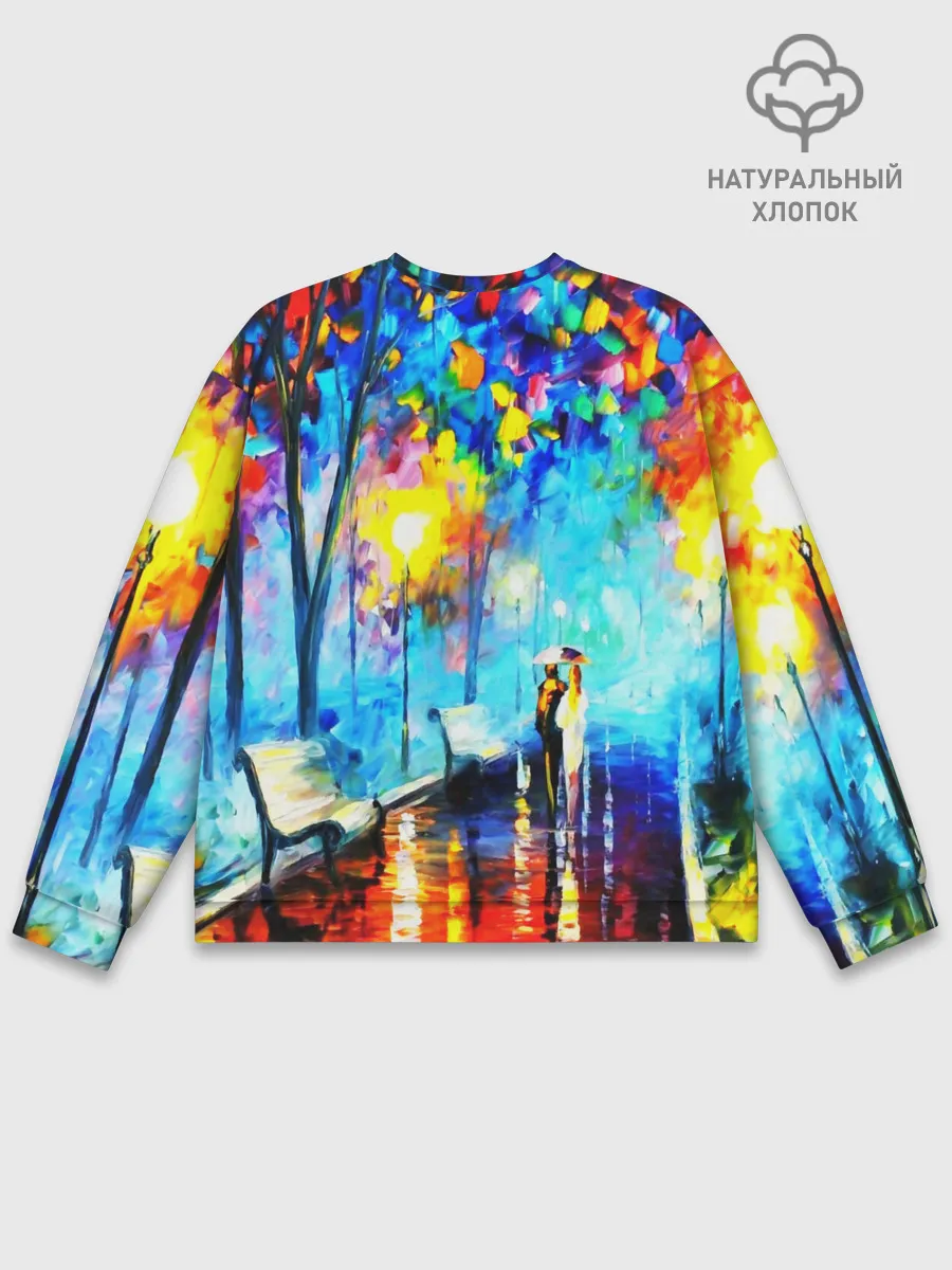 Мужской свитшот базовый / ВЕЧЕРНЯЯ ПРОГУЛКА