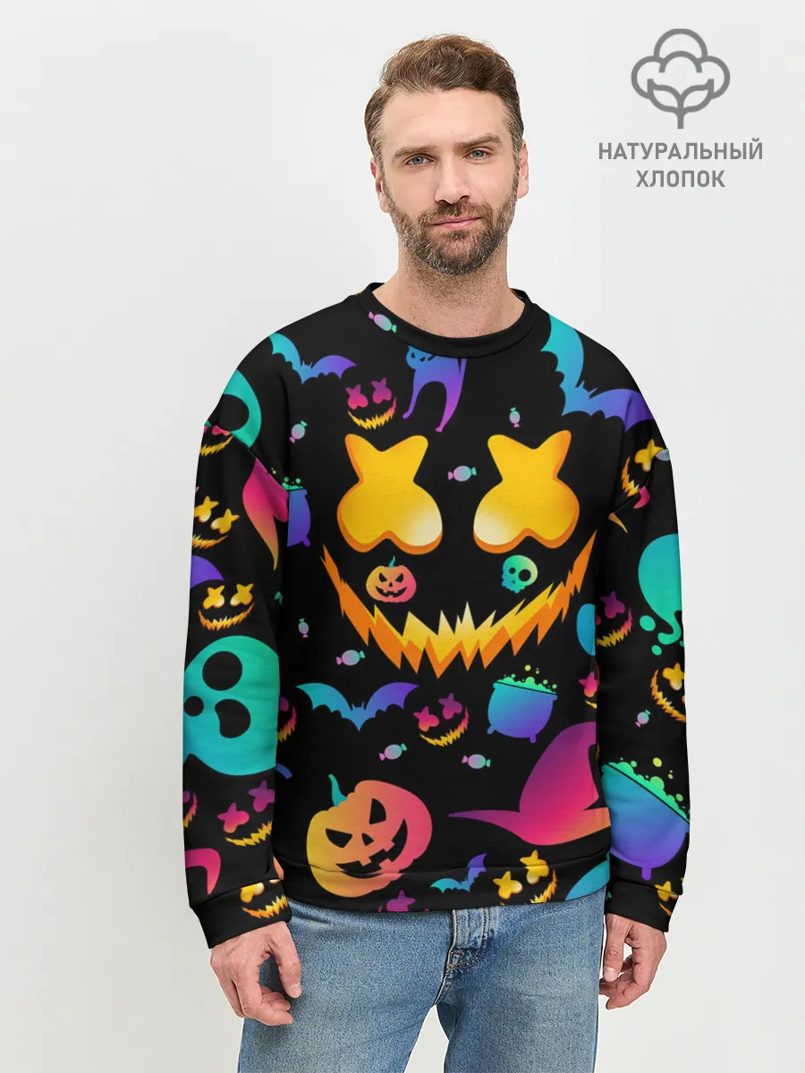 Мужской свитшот базовый / MARSHMELLO HALLOWEEN