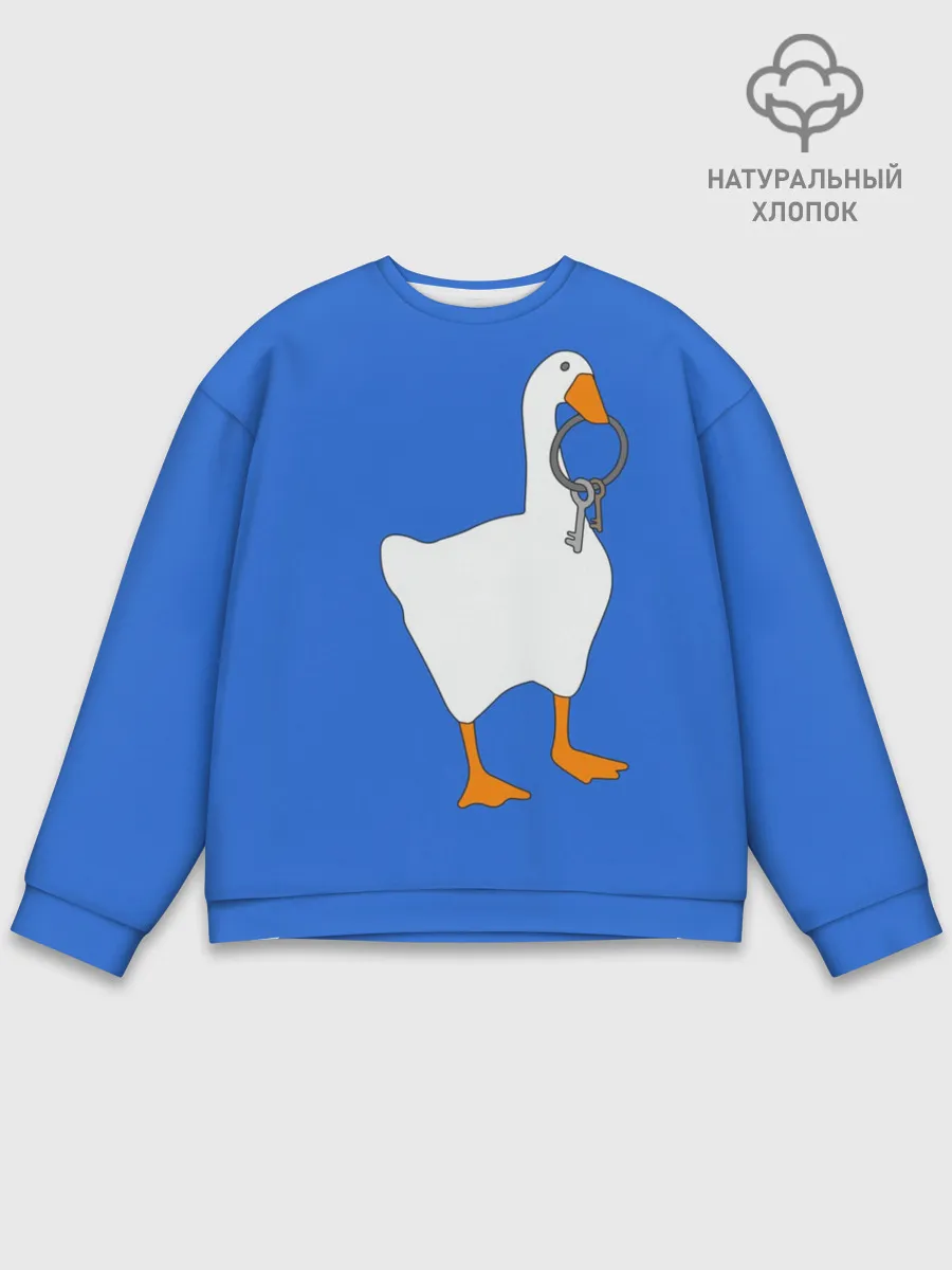 Мужской свитшот базовый / Untitled Goose Game