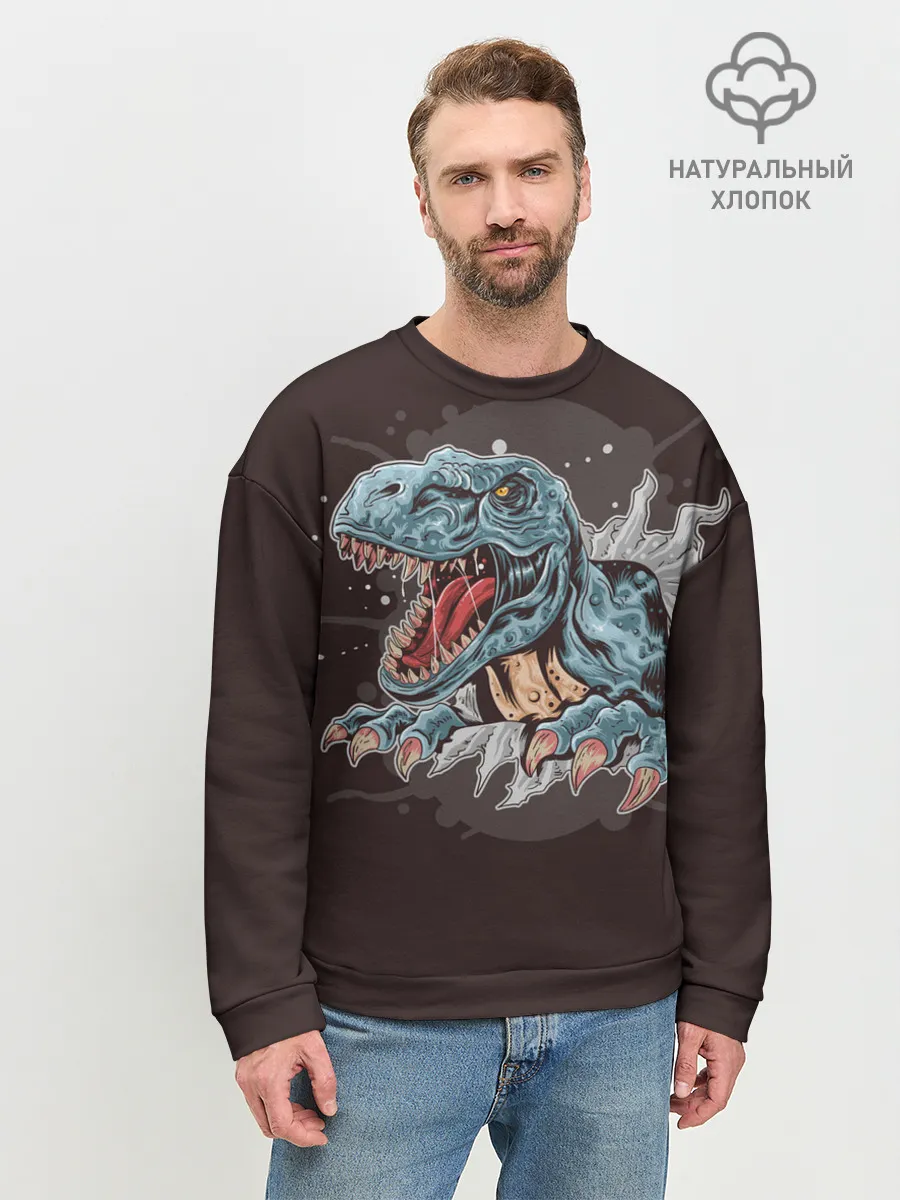 Мужской свитшот базовый / T-Rex
