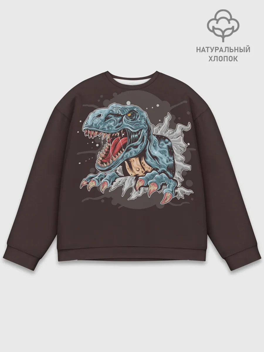 Мужской свитшот базовый / T-Rex