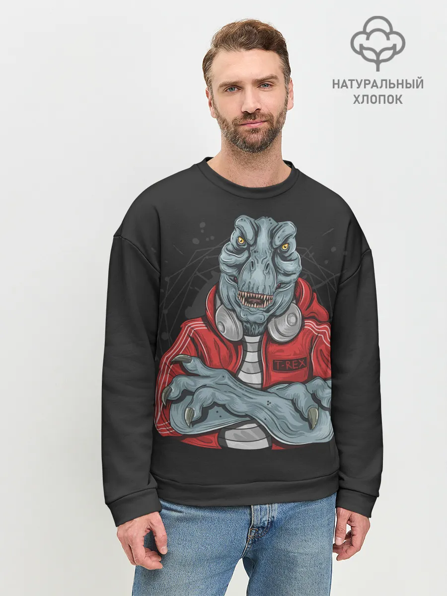 Мужской свитшот базовый / T-Rex