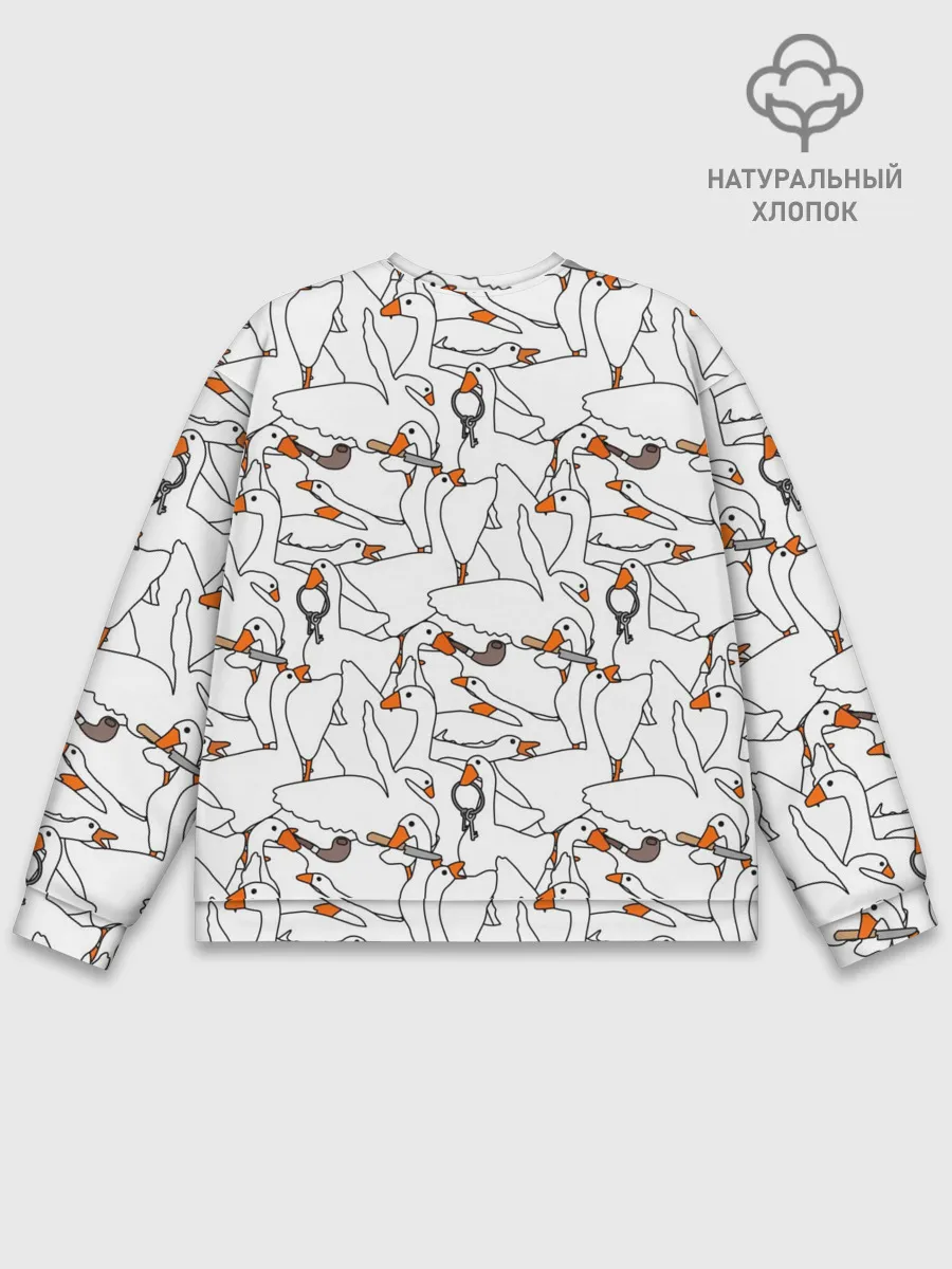 Мужской свитшот базовый / Злой гусь