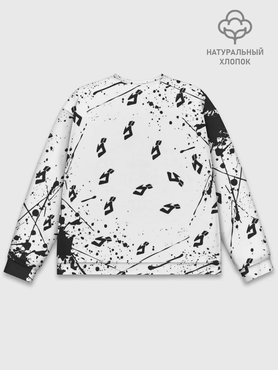 Мужской свитшот базовый / KILLER QUEEN черные брызги