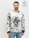 Мужской свитшот базовый / KILLER QUEEN черные брызги