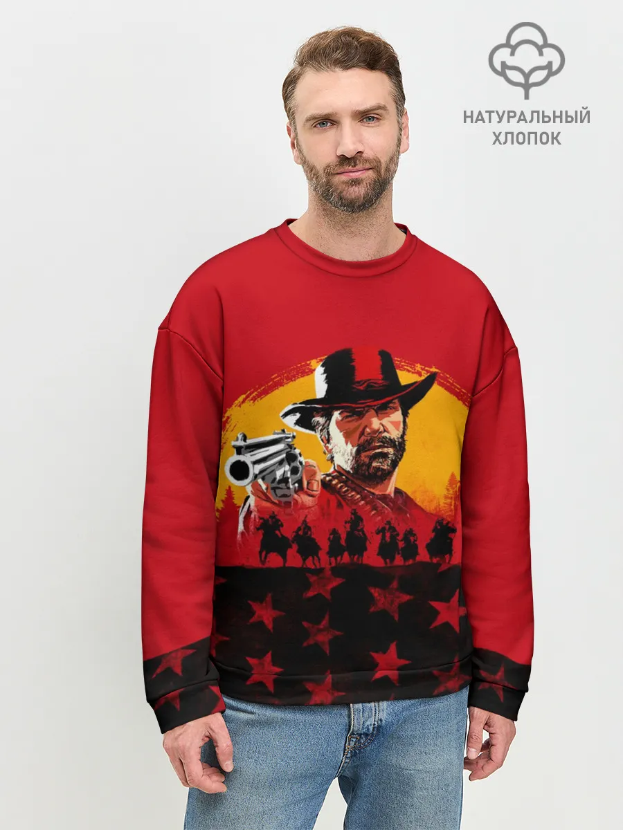 Мужской свитшот базовый / Red Dead Redemption 2
