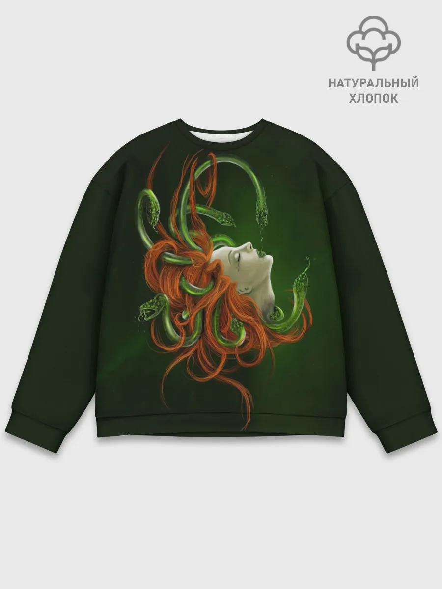 Мужской свитшот базовый / Медуза