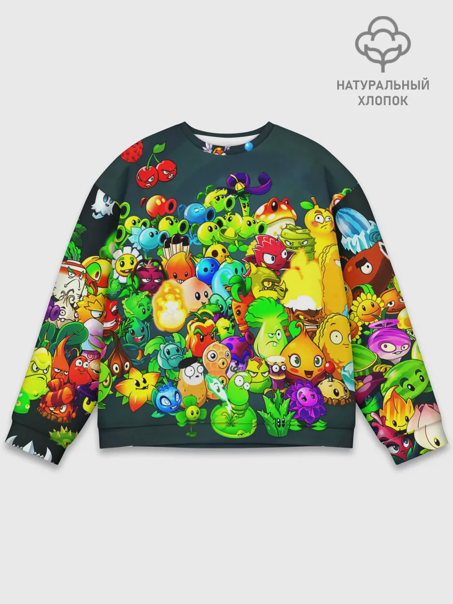 Мужской свитшот базовый / Plants vs. Zombies