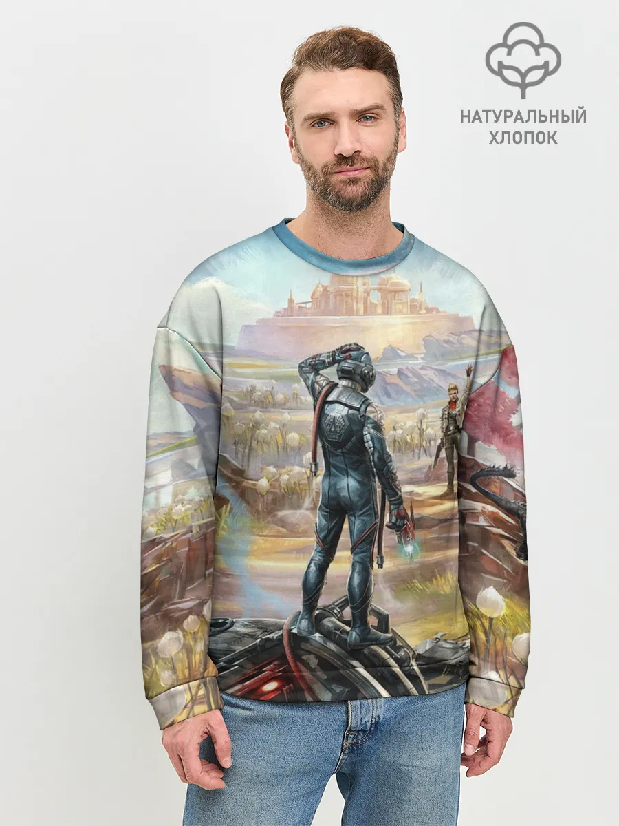 Мужской свитшот базовый / The Outer Worlds