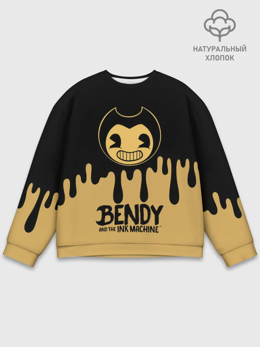 Мужской свитшот базовый / Bendy And The Ink Machine