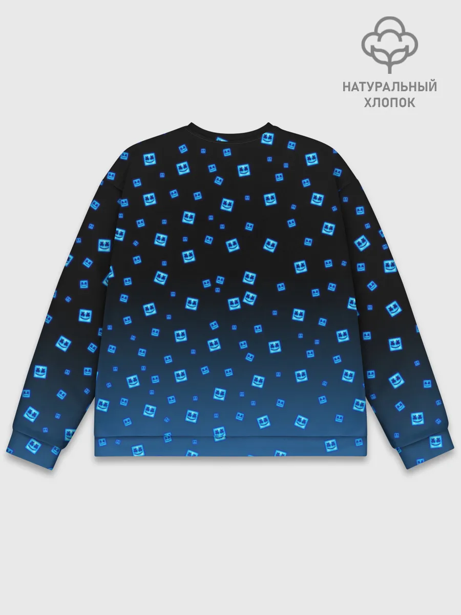 Мужской свитшот базовый / Roblox X Marshmello