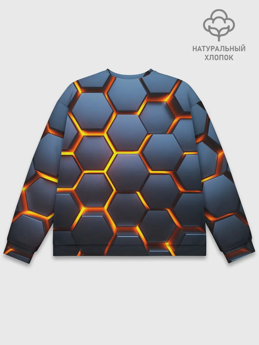 Мужской свитшот базовый / 3D БРОНЬ