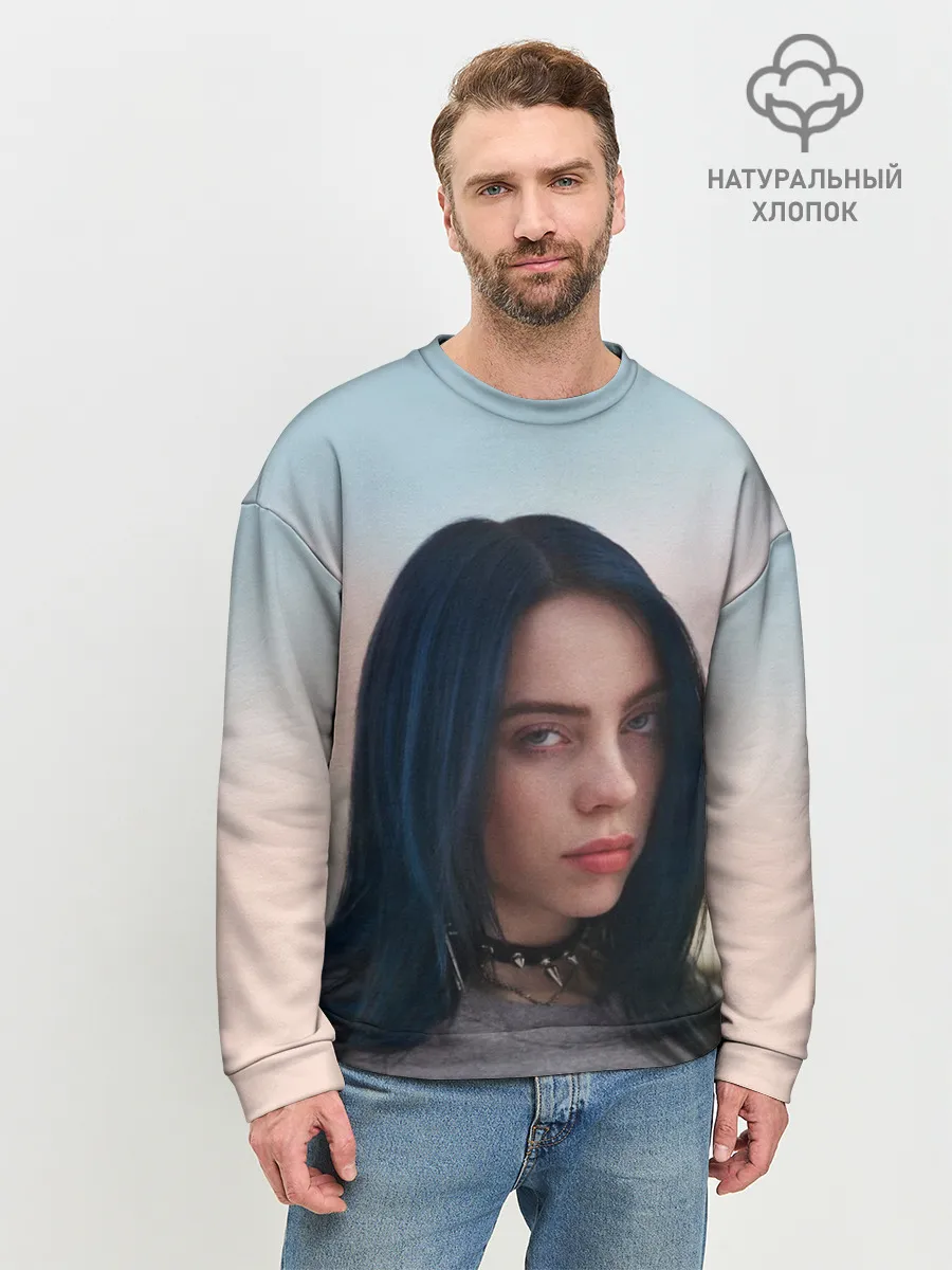 Мужской свитшот базовый / Билли Айлиш