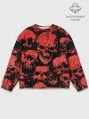 Мужской свитшот базовый / Skulls pattern