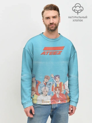 Мужской свитшот базовый / Ateez K-pop