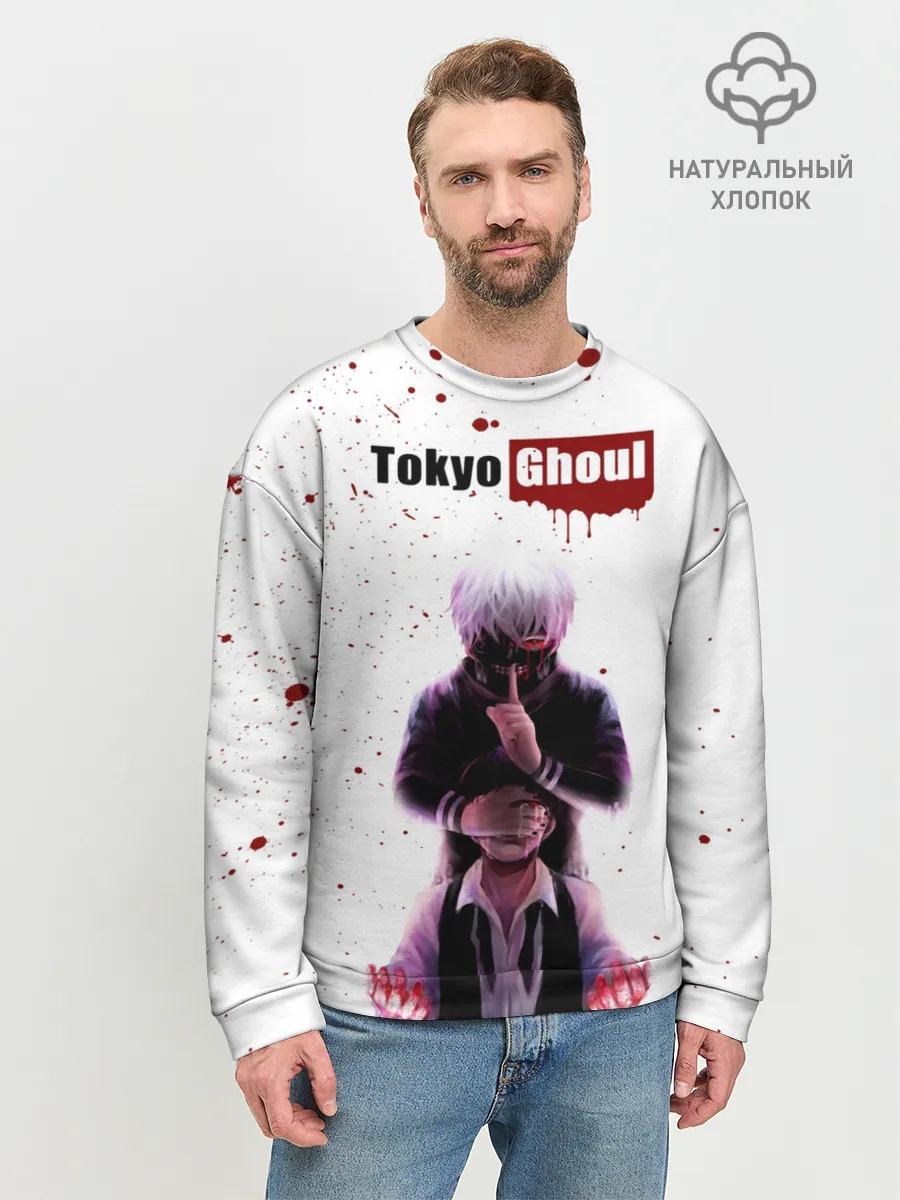 Мужской свитшот базовый / Токийский гуль