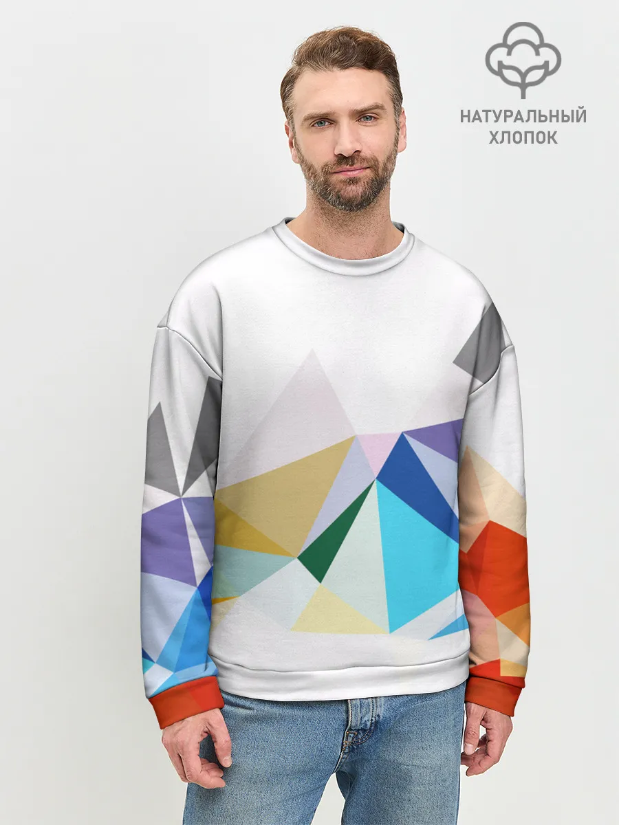 Мужской свитшот базовый / GEOMETRY
