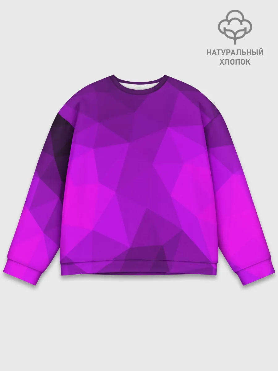 Мужской свитшот базовый / НЕОНОВАЯ АБСТРАКЦИЯ