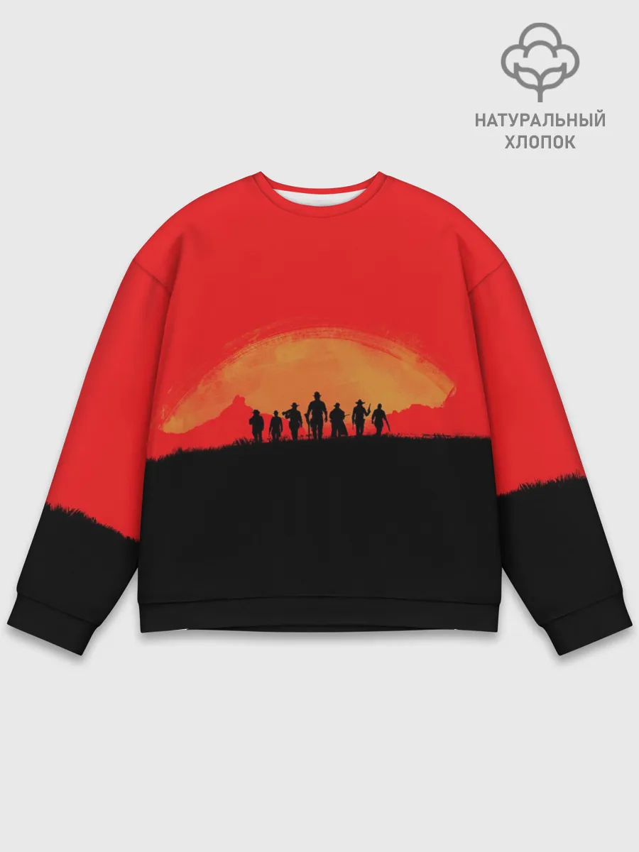 Мужской свитшот базовый / RDR2 Team