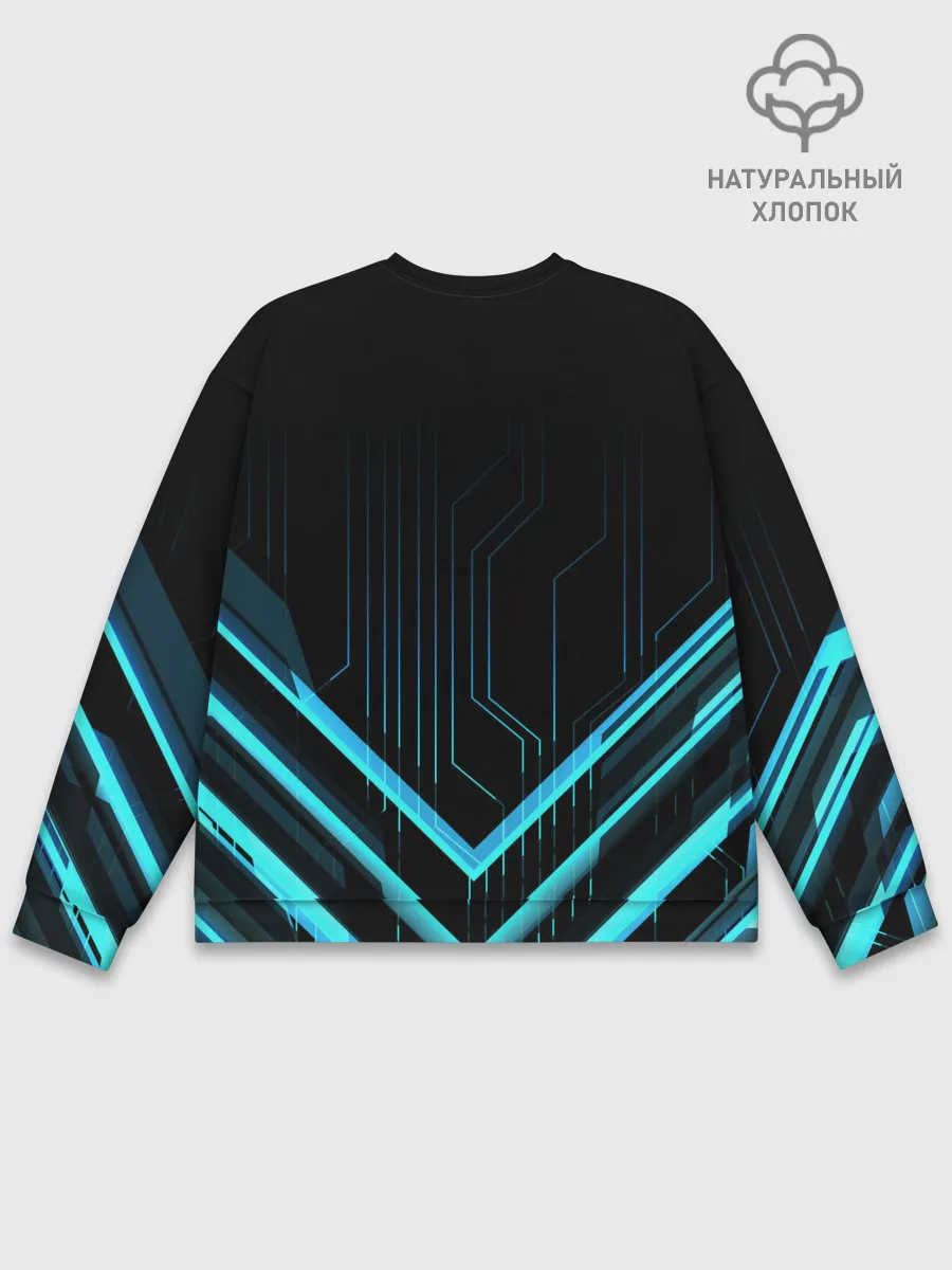 Мужской свитшот базовый / Cyberpunk 2077