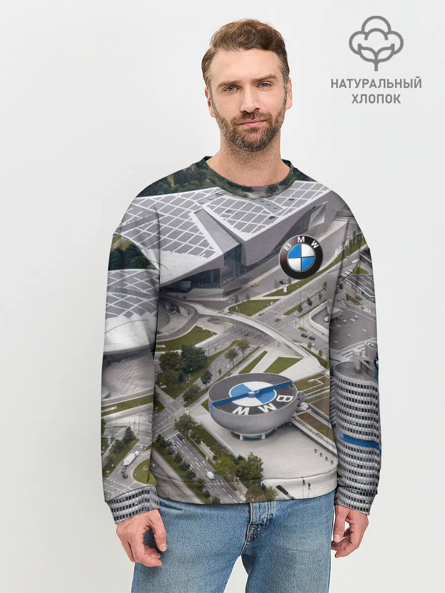 Мужской свитшот базовый / BMW city