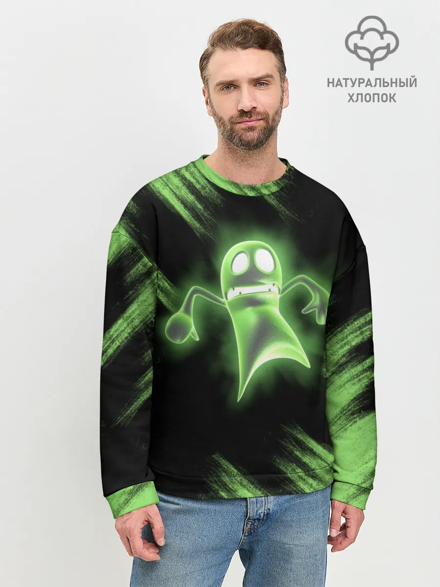 Мужской свитшот базовый / Luigis Mansion